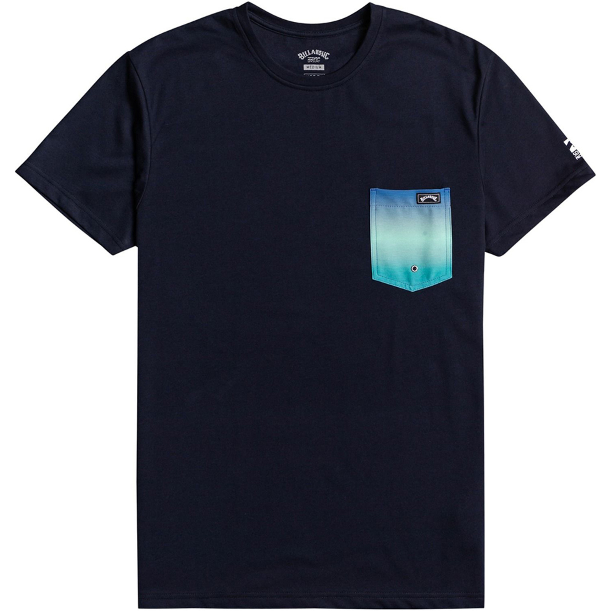 2022 Billabong Mens Team Pocket TShirt W4EQ06 Navy Clothing Mens